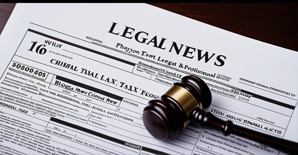 Actualités juridiques : insights sur le droit pénal, fiscal et plus encore